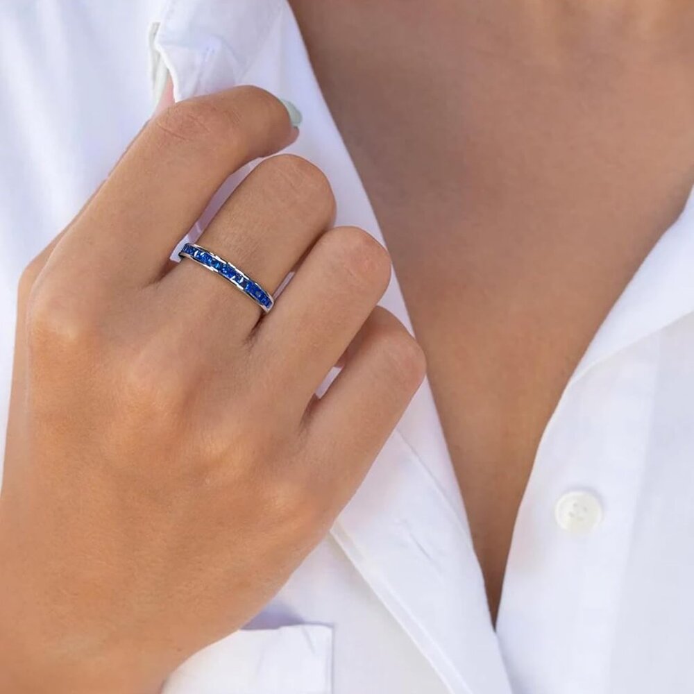 Hypoallergenic Stackable Women's Ring Set | 925 S… - image 2